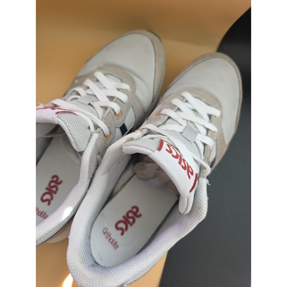 ASICS Lyte Classic SportStyle Sneakers Grey White Casual Shoes Size 8111 - Picture 7 of 9